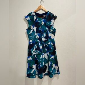 Vince Camuto Teal, Blue, and Navy Dress size 6